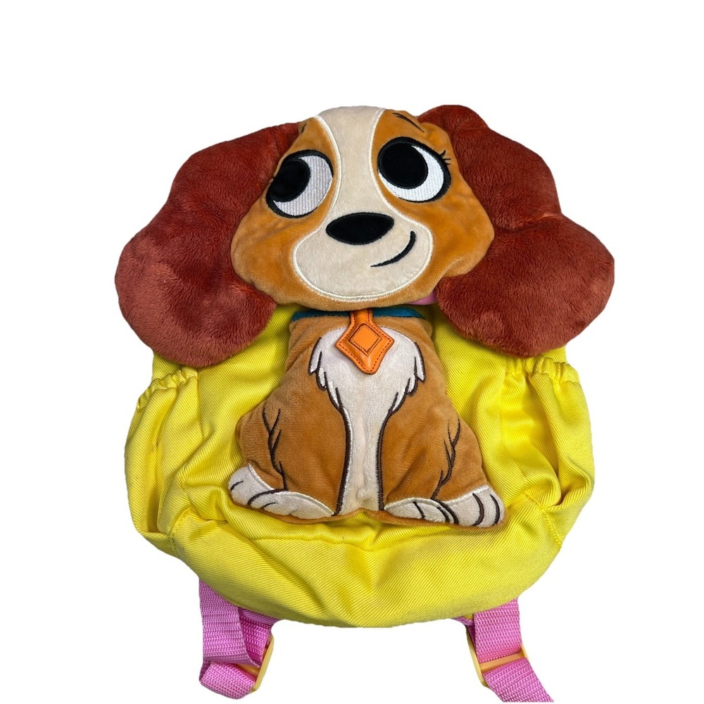 FURRYTALE FRIENDS Lady And The Tramp Dog Plush Backpack Bag Disney Store